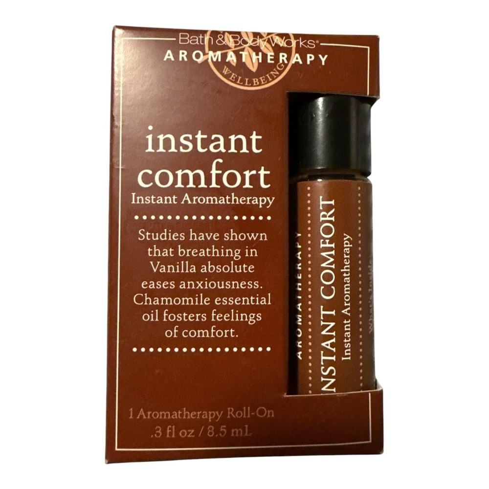 Bath & Body Works Aromatherapy Comfort Essential Oil Roller - NEW W Box .3 Fl Oz